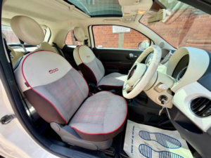2016 Fiat 500 1.2 Lounge Euro 6 (s/s) 3dr in White — image 3