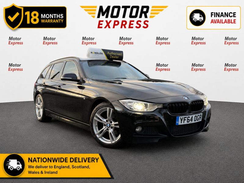 2014 BMW 3 Series 2.0 320d Xdrive M Sport Touring in Black — image 1