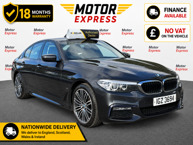 2017 BMW 5 Series 2.0 530e M Sport Iperformance Saloon in Grey — image 1