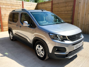 2021 Peugeot Rifter 3 SEAT Wheelchair Accessible Disabled Access Vehicle Wav in Grey — image 3