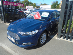 2016 Ford Mondeo 1.5 Tdci Econetic Zetec Hatchback 5dr Diesel Manual Euro 6 (s/s) (120 Ps) in Blue — image 3