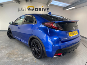 2015 Honda Civic 1.8 I-Vtec Sport (navi) Hatchback 5dr Petrol Manual Euro 6 (s/s) (142 Ps) in Blue — image 3