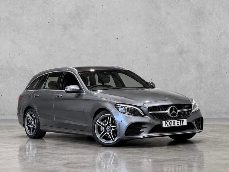2018 Mercedes-Benz C Class 1.5 C200 Mhev Eq Boost Amg Line (premium) G-Tronic+ Euro 6 (s/s) 5dr in Grey — image 1