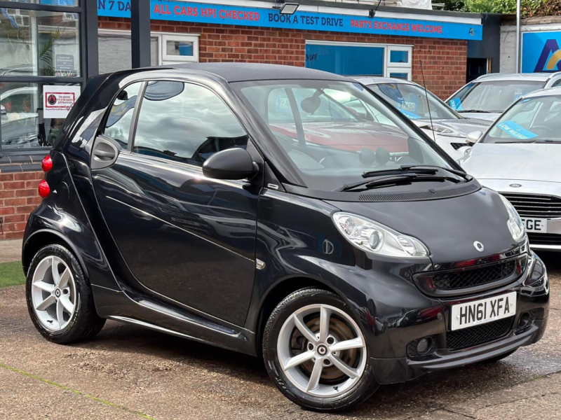 2012 Smart Fortwo 1.0 Mhd Pulse Softtouch Euro 5 (s/s) 2dr in Black — image 1