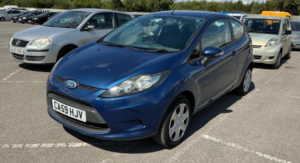 2010 Ford Fiesta 1.4 Tdci Style + 3dr in Blue — image 2