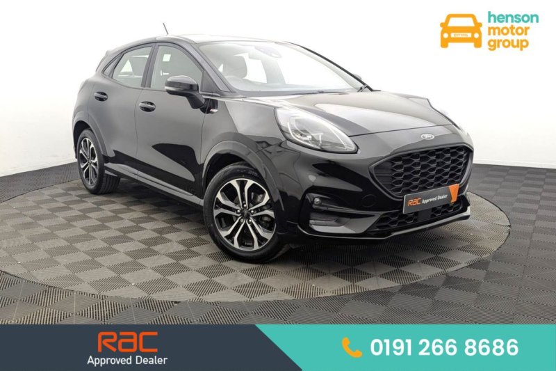 2023 Ford Puma 1.0t Ecoboost Mhev St-Line SUV 5dr Petrol Hybrid Manual Euro 6 (s/s) (125 Ps) in Black — image 1