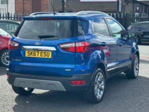 2018 Ford Ecosport 1.0t Ecoboost Titanium SUV 5dr Petrol Manual Euro 6 (s/s) (125 Ps) in Blue — image 3
