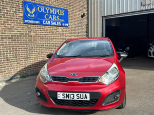 2013 Kia Rio 1.4 2 Euro 5 3dr in Red — image 2