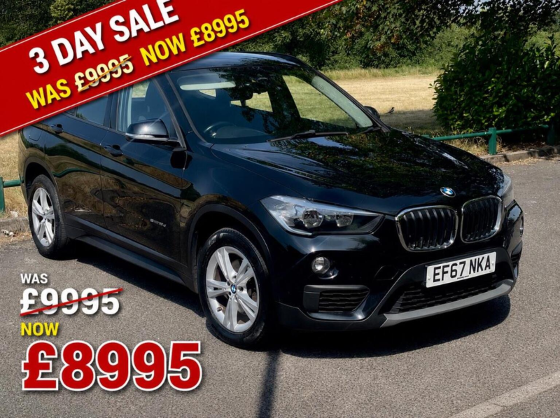 2017 BMW X1 2.0 18d Se Auto Sdrive Euro 6 (s/s) 5dr in Black — image 1