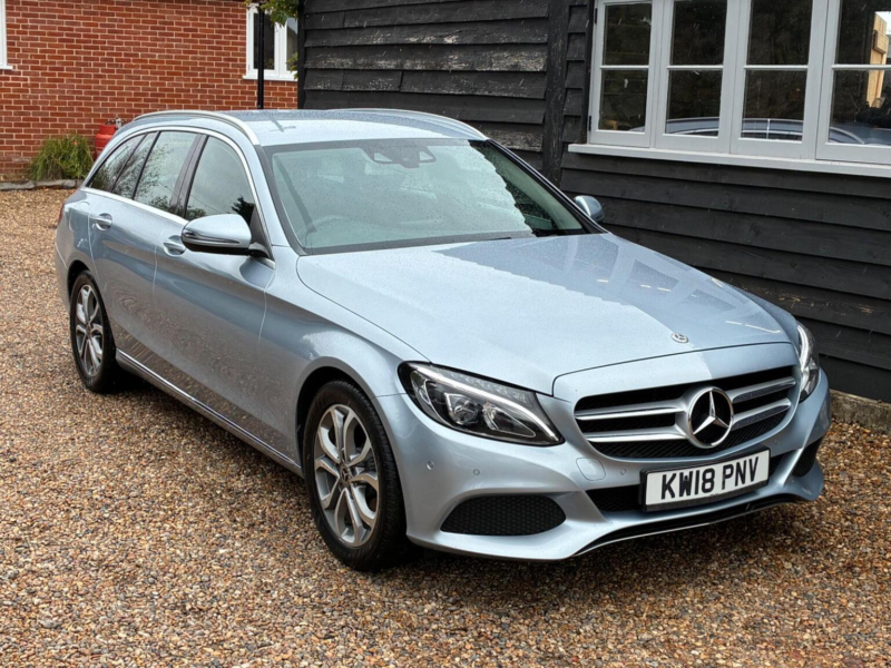 2018 Mercedes-Benz C Class 2.1 C220d Sport G-Tronic+ Euro 6 (s/s) 5dr in Silver — image 1
