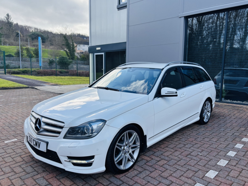 2013 Mercedes-Benz C Class 2.1 C250 Cdi Amg Sport Plus in White — image 1