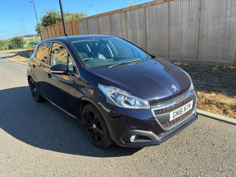 2016 Peugeot 208 1.2 Puretech Gt Line Euro 6 (s/s) 5dr in Blue — image 1
