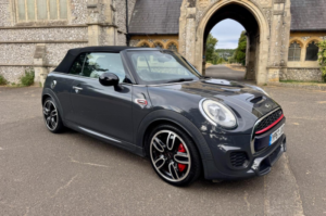 2017 MINI Convertible 2.0 John Cooper Works Euro 6 (s/s) 2dr in Grey — image 2