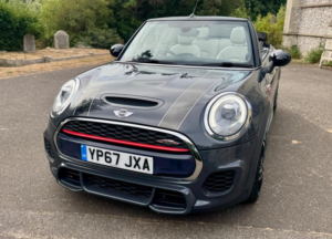 2017 MINI Convertible 2.0 John Cooper Works Euro 6 (s/s) 2dr in Grey — image 3