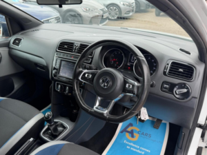 2016 Volkswagen Polo 1.4 Tsi Bluemotion Tech Act Bluegt Euro 6 (s/s) 5dr in White — image 3