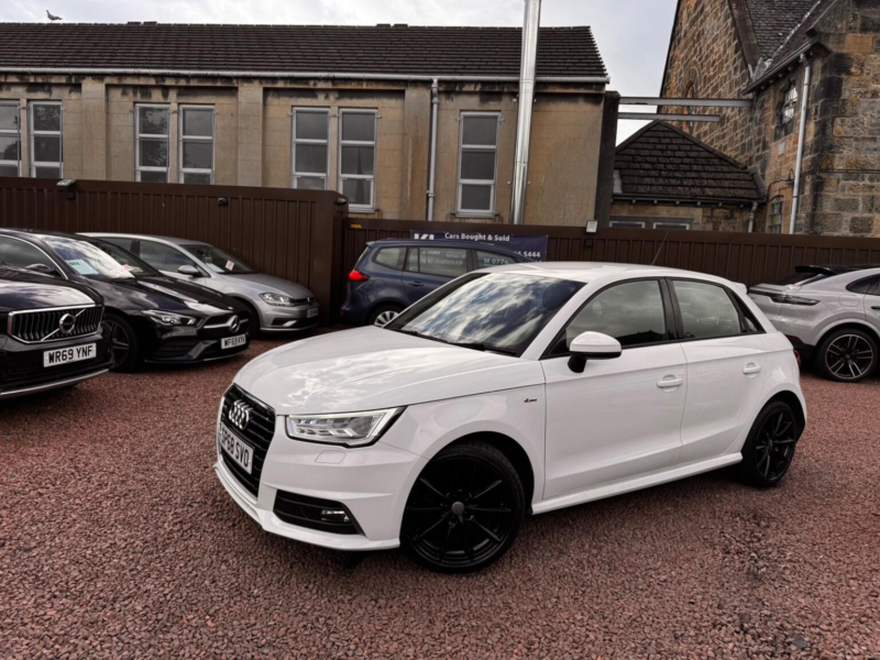 2018 Audi A1 1.4 Tfsi S Line Sportback Euro 6 (s/s) 5dr (nav) in White — image 1