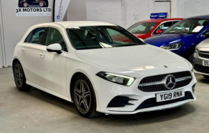 2019 Mercedes-Benz A Class 1.5 A180d Amg Line 7g-Dct Euro 6 (s/s) 5dr in White — image 2
