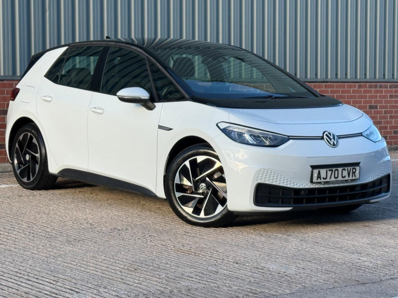2020 Volkswagen Id.3 Pro Performance 58kwh Life Auto 5dr in White — image 1