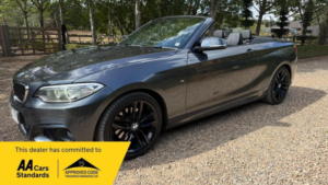 2015 BMW 2 Series 2.0 220d M Sport Auto Euro 6 (s/s) 2dr in Grey — image 6