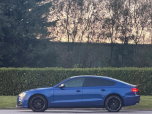 2016 Audi A5 2.0 Tdi Black Edition Plus Sportback Euro 6 (s/s) 5dr in Blue — image 4