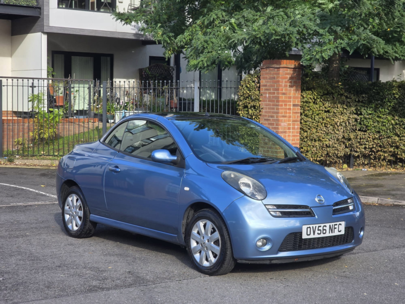 2006 Nissan Micra C+c 1.6 Essenza Convertible 2dr Petrol Automatic (175 G/km, 109 Bhp) in Blue — image 1