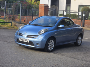 2006 Nissan Micra C+c 1.6 Essenza Convertible 2dr Petrol Automatic (175 G/km, 109 Bhp) in Blue — image 3