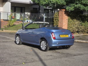 2006 Nissan Micra C+c 1.6 Essenza Convertible 2dr Petrol Automatic (175 G/km, 109 Bhp) in Blue — image 5