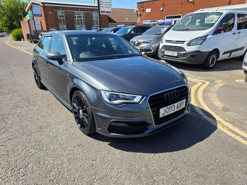2016 Audi A3 1.4 Tfsi S Line Sportback Euro 6 (s/s) 5dr (nav) in Grey — image 1