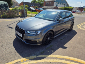 2016 Audi A3 1.4 Tfsi S Line Sportback Euro 6 (s/s) 5dr (nav) in Grey — image 3