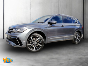 2022 Volkswagen Tiguan Allspace 2.0 Tdi R-Line SUV 5dr Diesel DSG 4motion Euro 6 (s/s) (200 Ps) in Grey — image 3