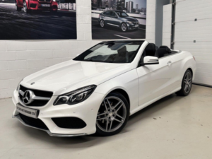 2016 Mercedes-Benz E Class 3.0 E350d V6 Bluetec Amg Line (premium) Cabriolet G-Tronic+ Euro 6 (s/s) 2dr in White — image 2