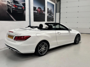 2016 Mercedes-Benz E Class 3.0 E350d V6 Bluetec Amg Line (premium) Cabriolet G-Tronic+ Euro 6 (s/s) 2dr in White — image 3