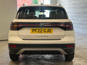 2022 Volkswagen T-Cross 1.0 Tsi Black Edition SUV 5dr Petrol Manual Euro 6 (s/s) (95 Ps) in White — image 4