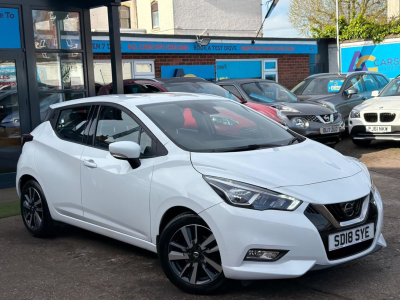 2018 Nissan Micra 1.0 Acenta Limited Edition Euro 6 5dr in White — image 1