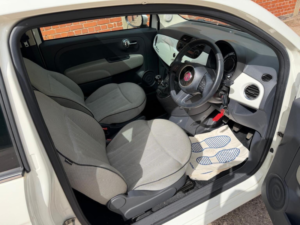 2011 Fiat 500 0.9 Twinair Lounge Euro 5 (s/s) 3dr in White — image 3