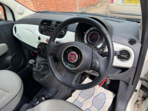 2011 Fiat 500 0.9 Twinair Lounge Euro 5 (s/s) 3dr in White — image 4