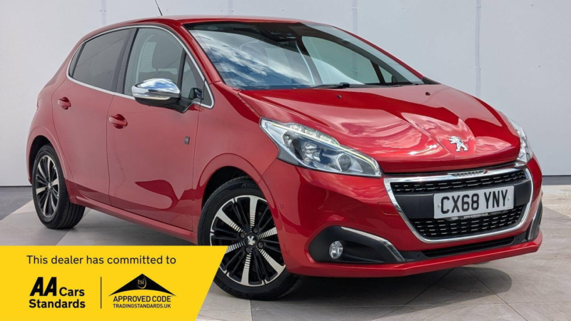 2018 Peugeot 208 1.2 Puretech Tech Edition Euro 6 (s/s) 5dr in Red — image 1