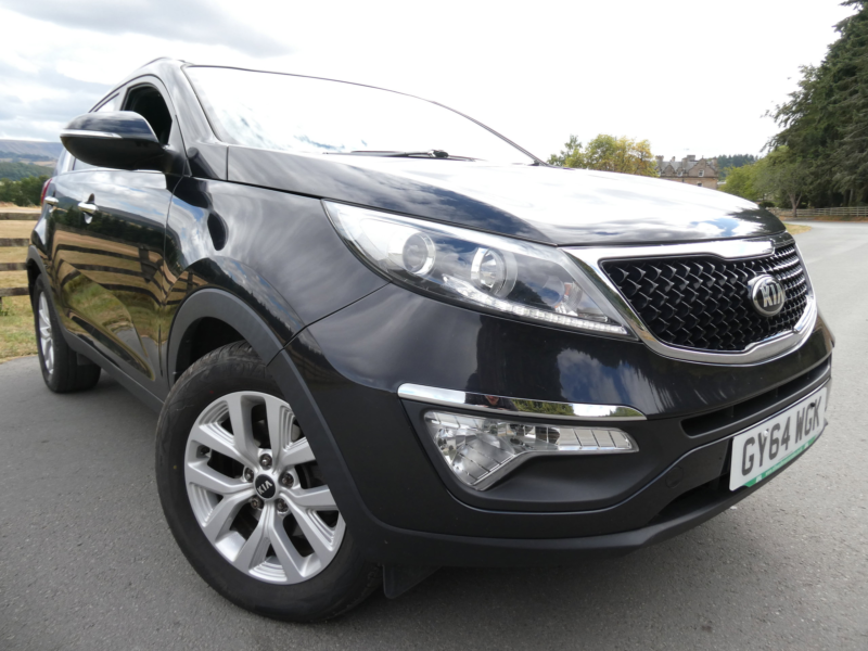 2014 Kia Sportage 1.6 Gdi Ecodynamics Black Edition SUV 5dr Petrol Manual 2WD Euro 5 (s/s) (133 Bhp) in Black — image 1