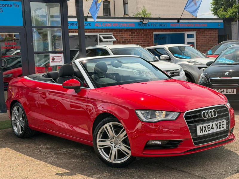 2014 Audi A3 Cabriolet 1.4 Tfsi Cod Sport Euro 6 (s/s) 2dr in Red — image 1