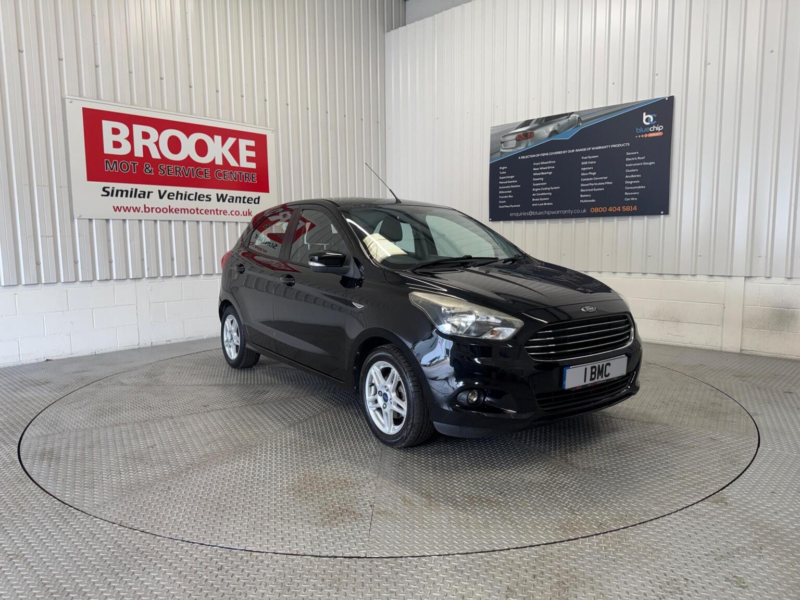 2017 Ford Ka+ 1.2 Ti-Vct Zetec Euro 6 5dr in Black — image 1