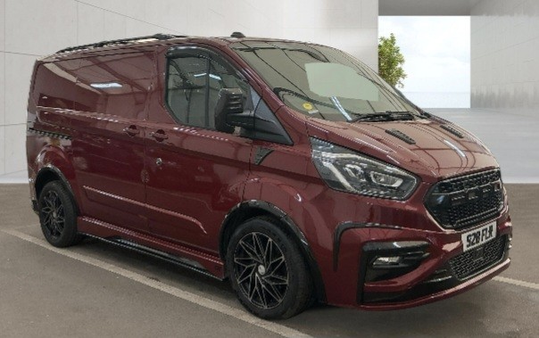 2022 Ford Transit Custom 2.0 Transit Custom Limited Van 320 L1 2.0l Ecoblue 185ps Fwd 6 Speed Automatic in Red — image 1