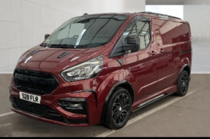 2022 Ford Transit Custom 2.0 Transit Custom Limited Van 320 L1 2.0l Ecoblue 185ps Fwd 6 Speed Automatic in Red — image 2