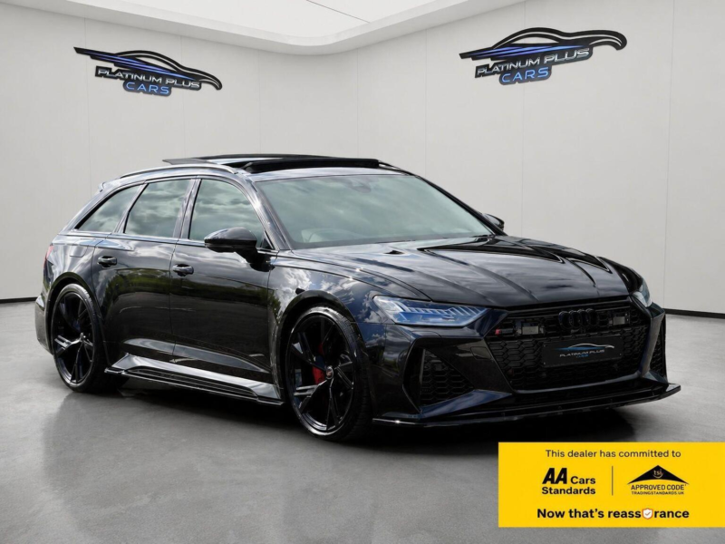 2022 Audi Rs6 Avant 4.0 Tfsi V8 Vorsprung Tiptronic Quattro Euro 6 (s/s) 5dr in Black — image 1
