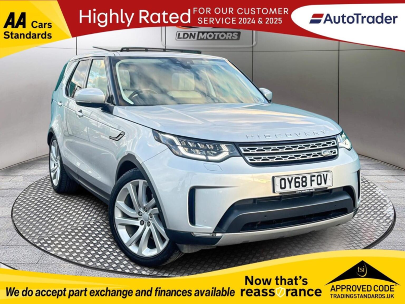 2018 Land Rover Discovery 2.0 Sd4 Hse Luxury Auto 4WD Euro 6 (s/s) 5dr in Silver — image 1