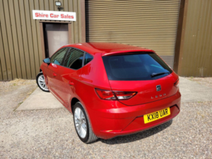 2018 SEAT Leon 1.2 Tsi Se Dynamic Technology Euro 6 (s/s) 5dr in Red — image 3