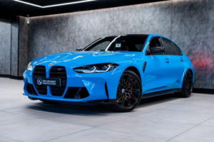 2023 BMW M3 3.0 Biturbo Competition Steptronic M Xdrive Euro 6 (s/s) 4dr in Blue — image 4