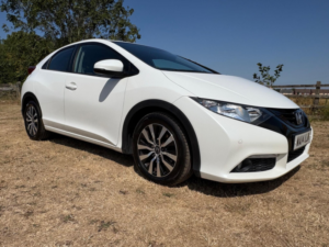 2014 Honda Civic 1.6 I-Dtec Se Plus Euro 5 (s/s) 5dr in White — image 3