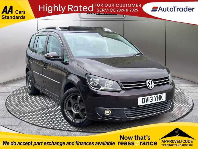 2013 Volkswagen Touran 1.4 Tsi Se DSG Euro 5 5dr Sunroof in Purple — image 1