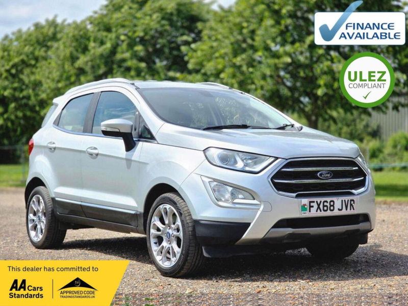 2018 Ford Ecosport 1.0t Ecoboost Titanium Auto Euro 6 (s/s) 5dr in Silver — image 1