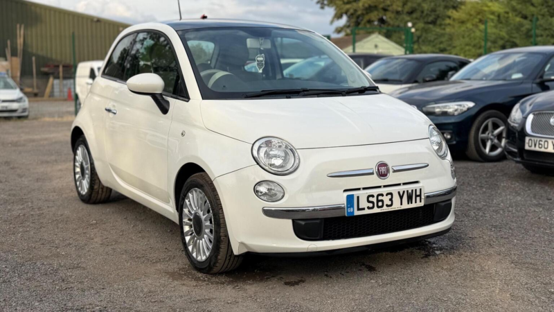 2013 Fiat 500 1.2 Lounge Euro 4 3dr in White — image 1